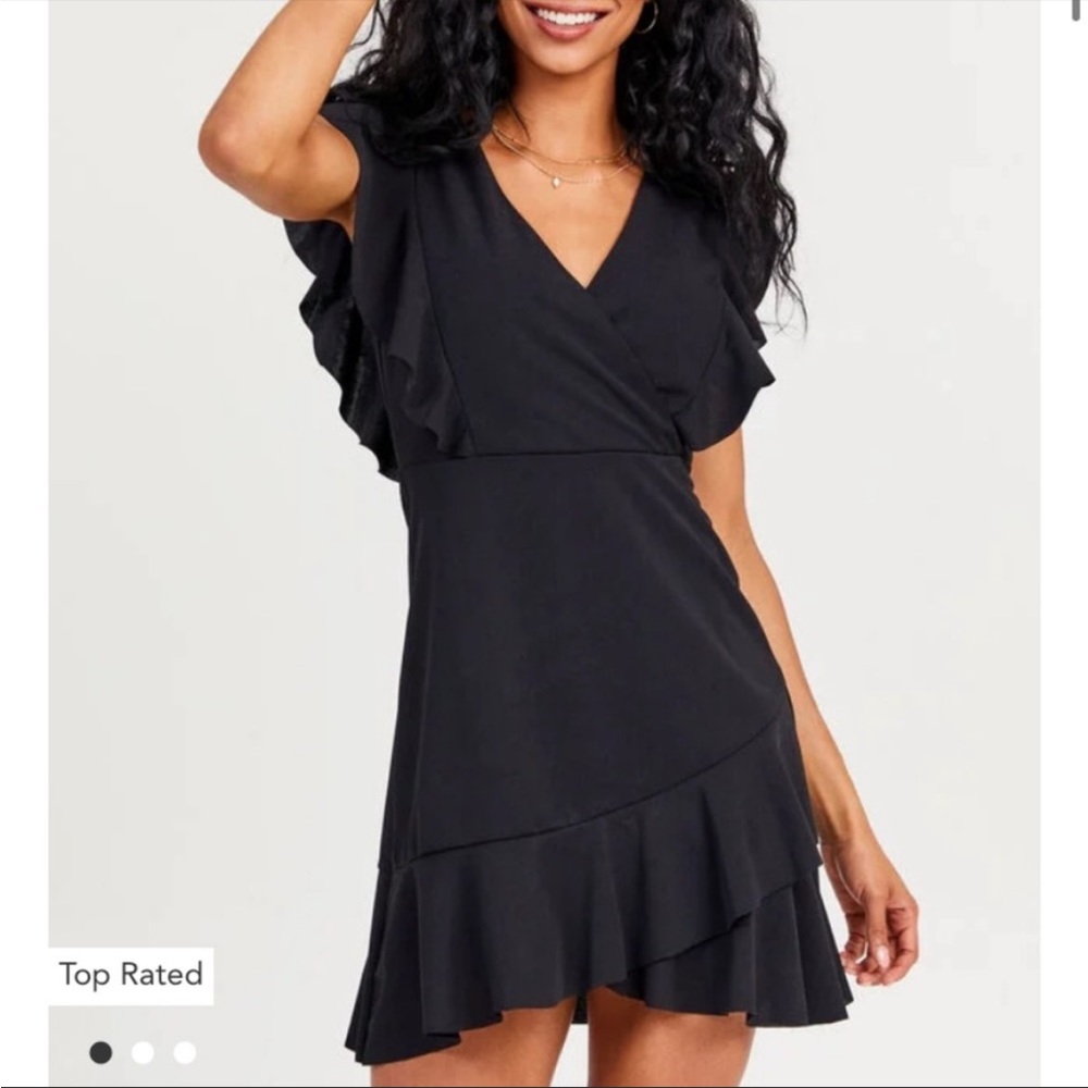 Altard State Isolde Black Mini Dress